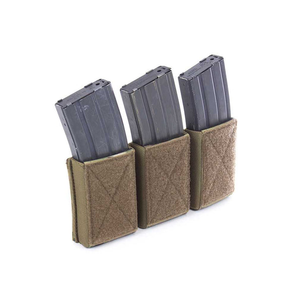 A (IN STOCK) Warrior Assault Systems Triple Velcro Mag Pouch for 5.56MM Mag / W-EO-TVMP