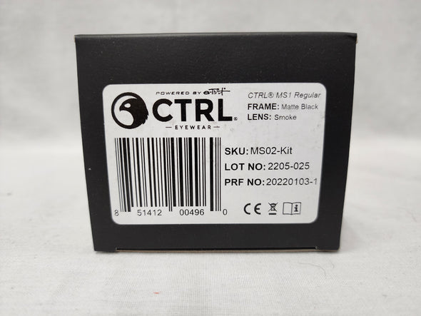 CTRL® MS1 REGULAR Matte Black Smoke Lens*