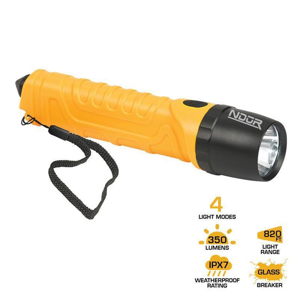 A (IN STOCK) NDUR Emergency Led Flashlight w/glass Breaker / 51700