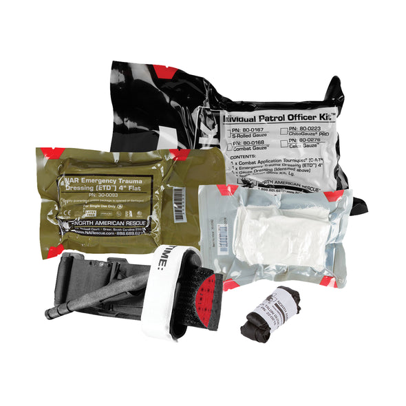 North American Rescue, Individual Patrol Officer Kit (IPOK), Medical Kit 80-0167