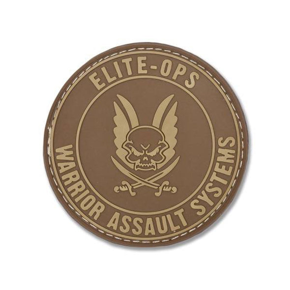 A (IN STOCK) Warrior Assault Systems Round Rubber Logo Shield Patch / W-EO-RRLS