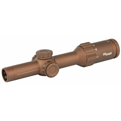 SIG TANGO6T Rifle Scope 1-6X24MM FDE 30mm MRAD , FL-6 Hellfire Reticle SFP