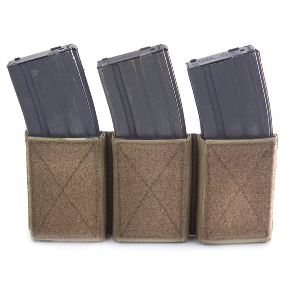 A (IN STOCK) Warrior Assault Systems Triple Velcro Mag Pouch for 5.56MM Mag / W-EO-TVMP