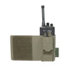 A (IN STOCK) Warrior Assault Systems Wing Velcro Adjustable Radio Pouch (Left Side) W-LC-WV-ARP-L